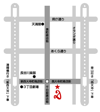 シャンソンコンサート会場地図:岡山 デスペラード